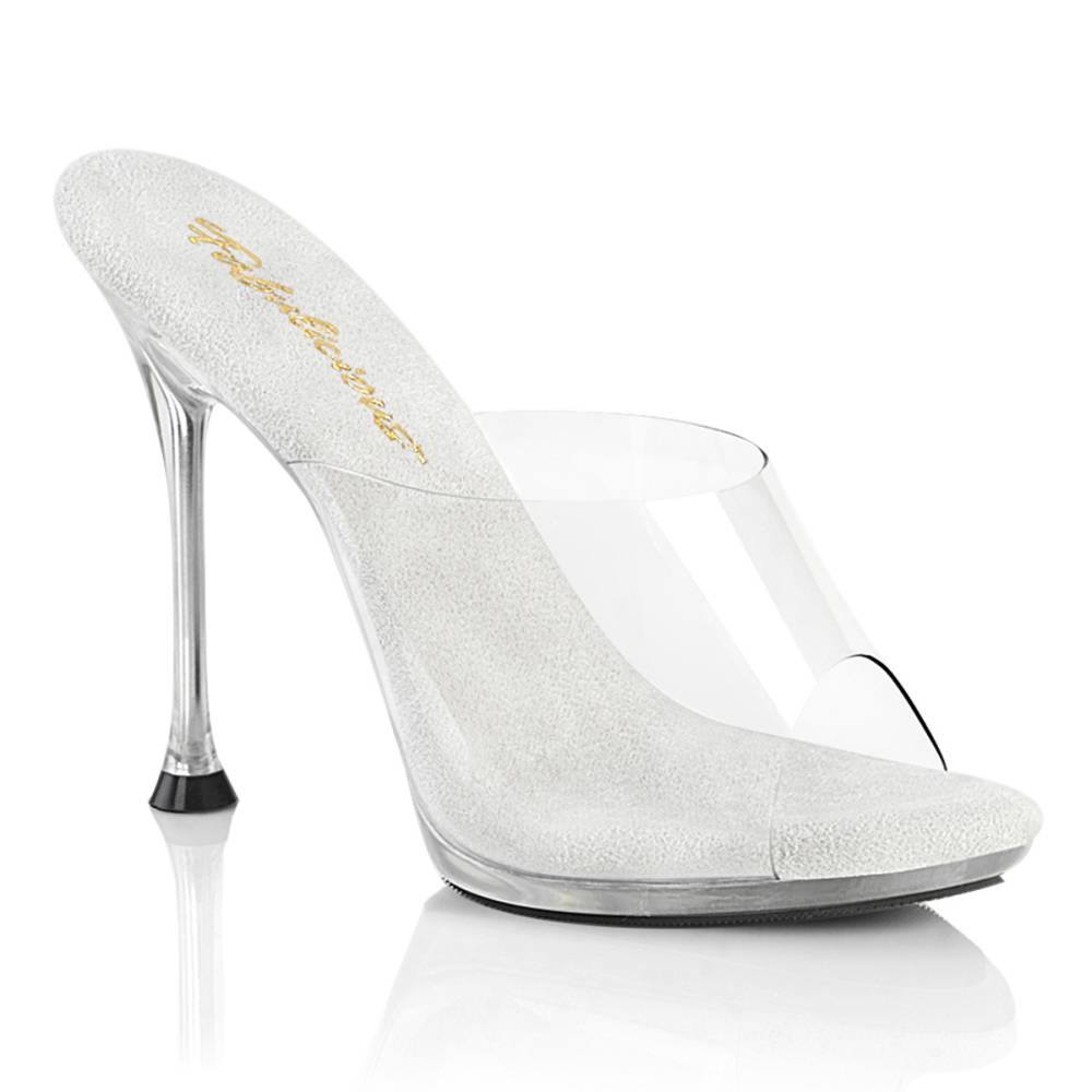 Fabulicious - CUPID401 Pantoletten mit Absatz - Transparent Product image